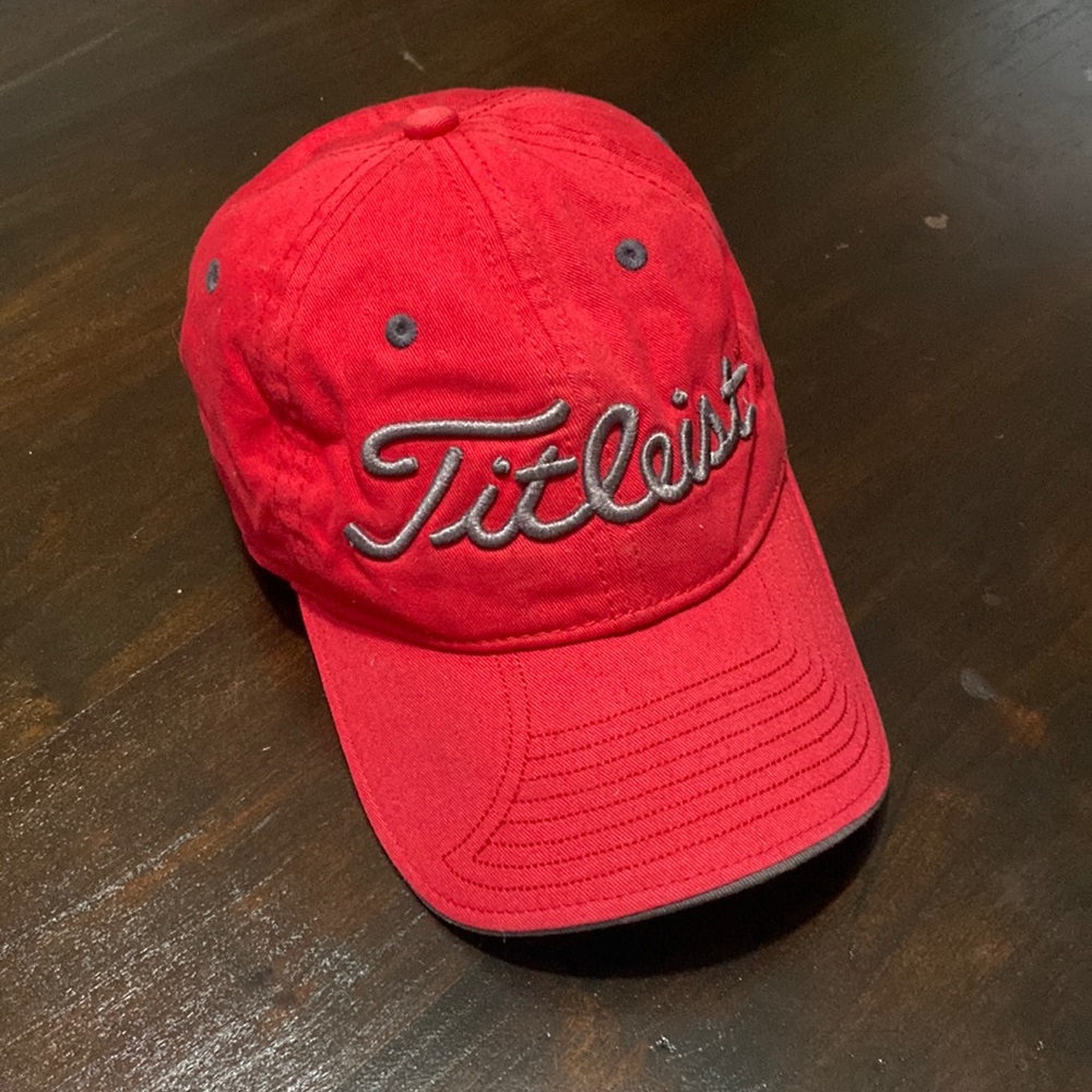 Titleist Red Baseball hat